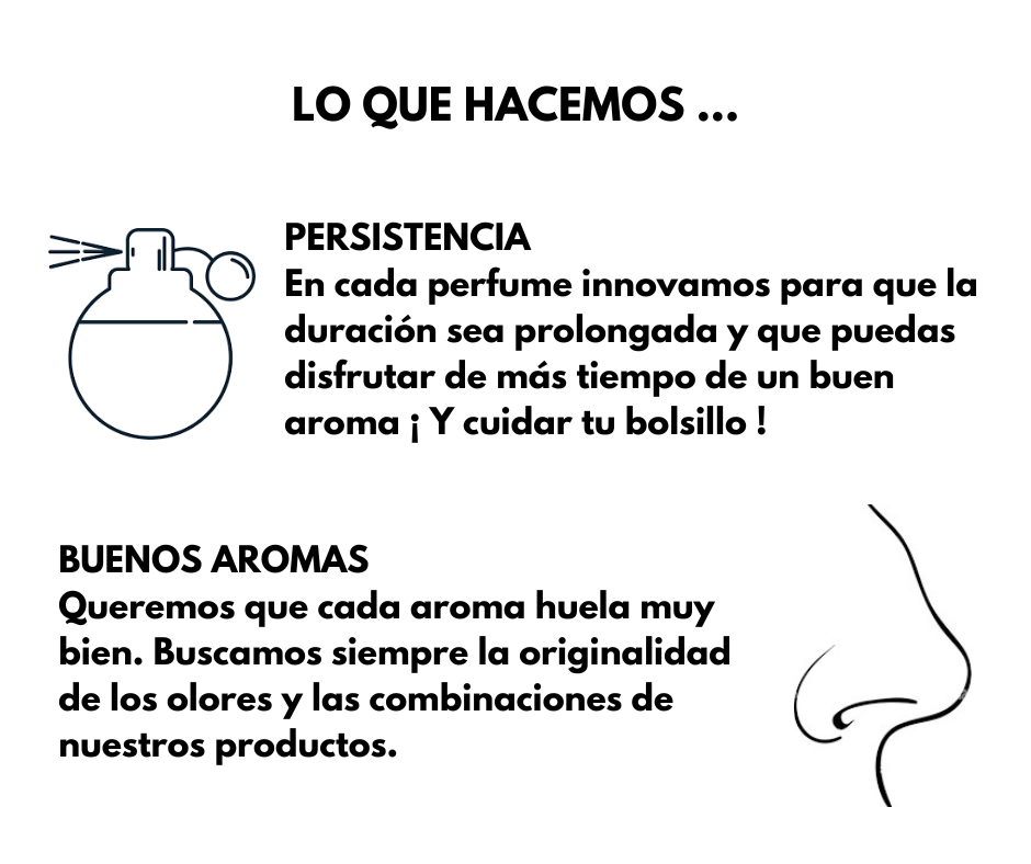 Lo que hacemos: persistencia y buenos aromas